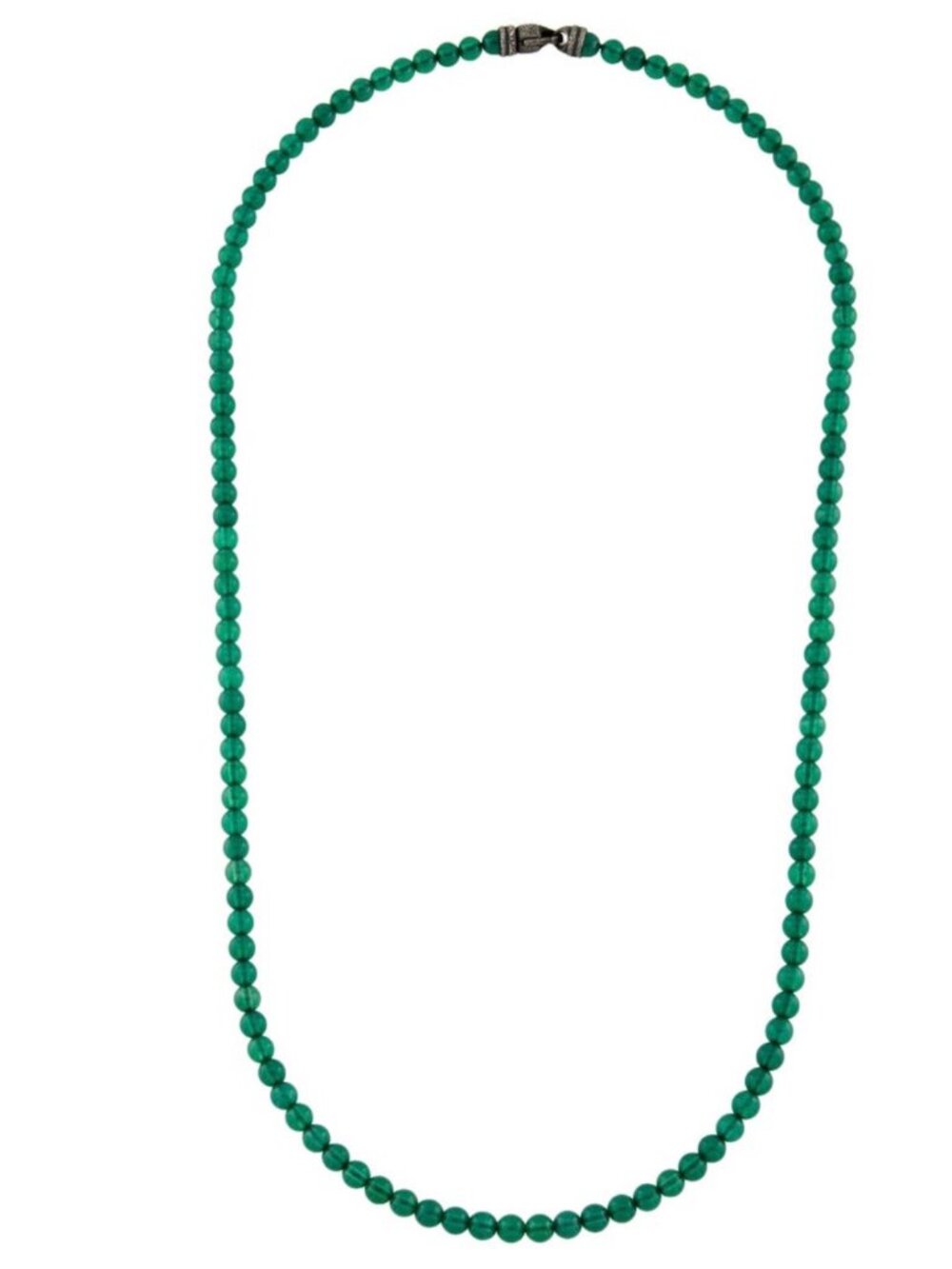 DAVID YURMAN DYED CHALCEDONY STERLING SILVER 925 SPIRITUAL BEAD NECKLACE